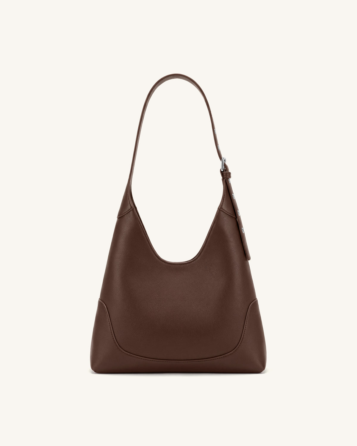 Willow Soft Hobo Shoulder Bag - Dark Brown - view 3