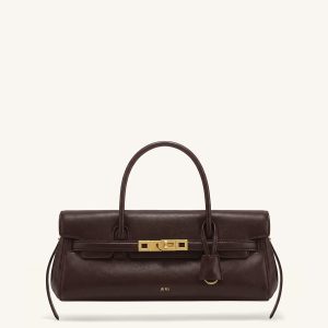 Yara Small Top Handle Shoulder Bag - Deep Coffee - view 1