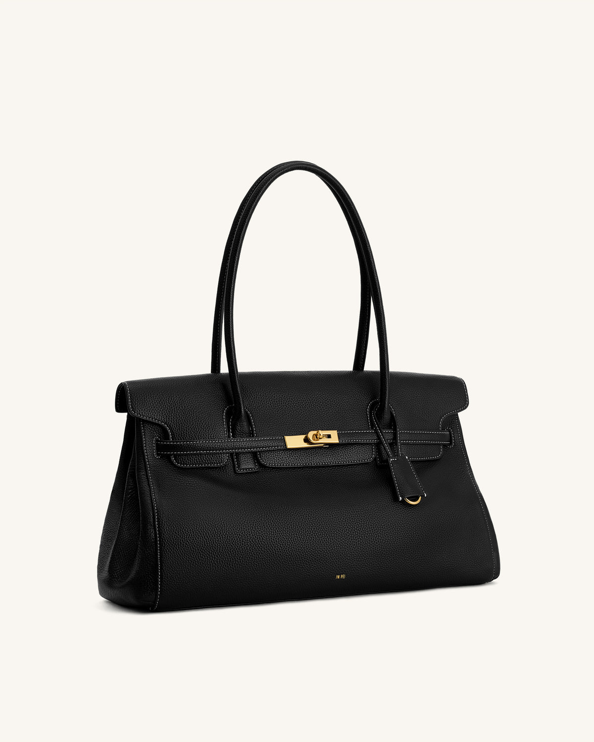 Yara Large Shoulder Bag - Black - view 2