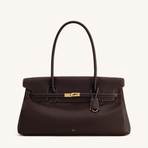 Yara Large Shoulder Bag - Dark Brown - view 1