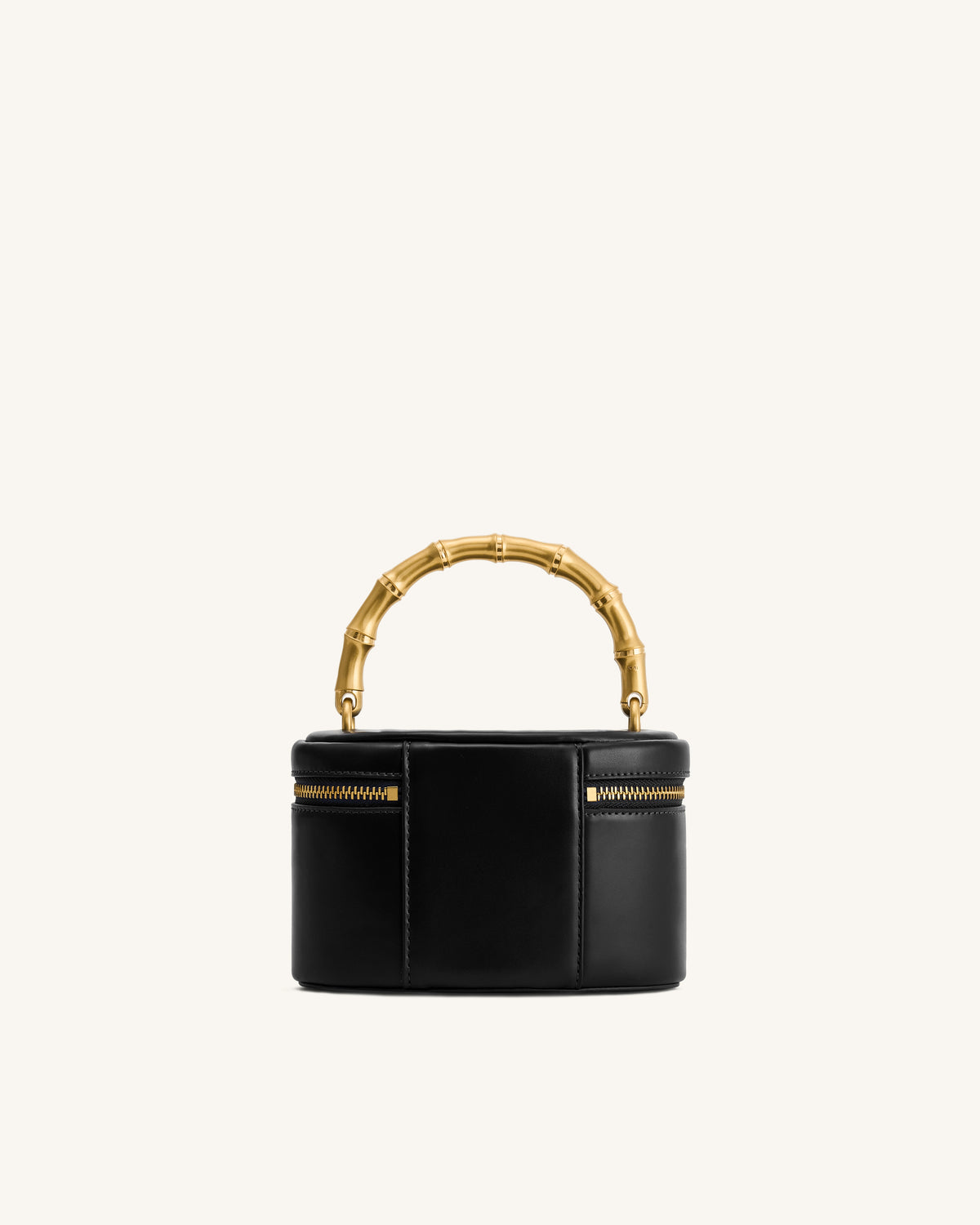 Natalie Metal Geometric Pendant Handle Bag - Black - view 3