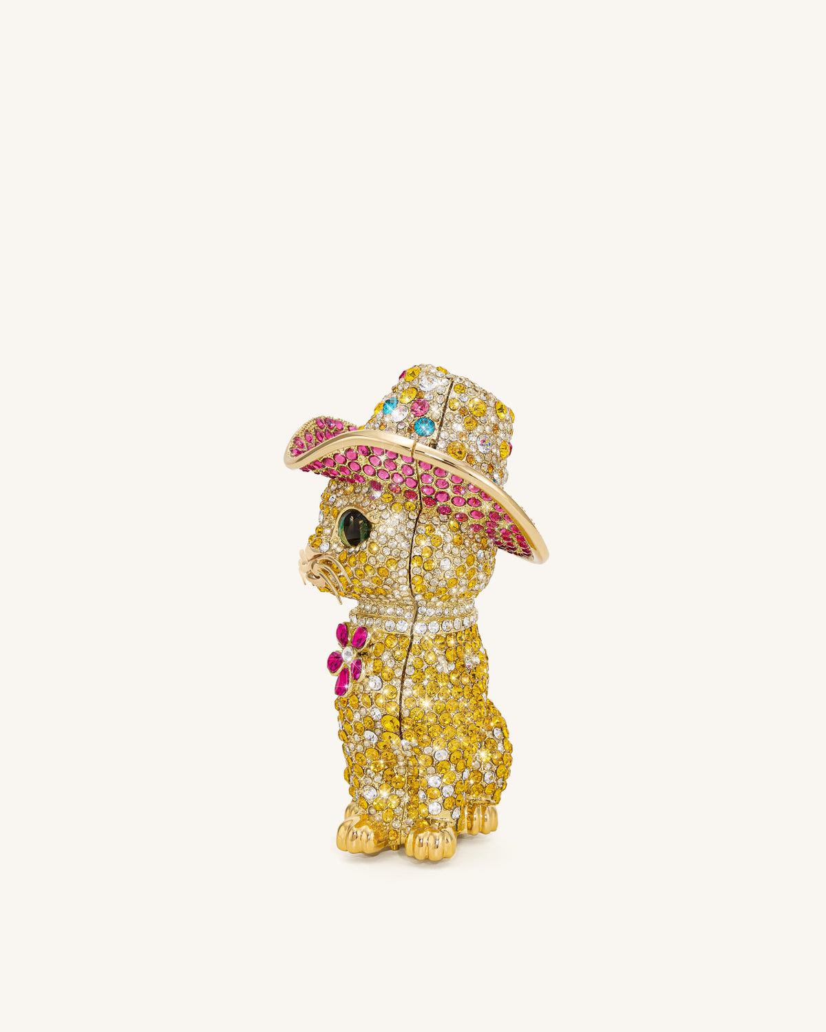 Glamorous Cat Clutch - Multicolor Gold - view 2