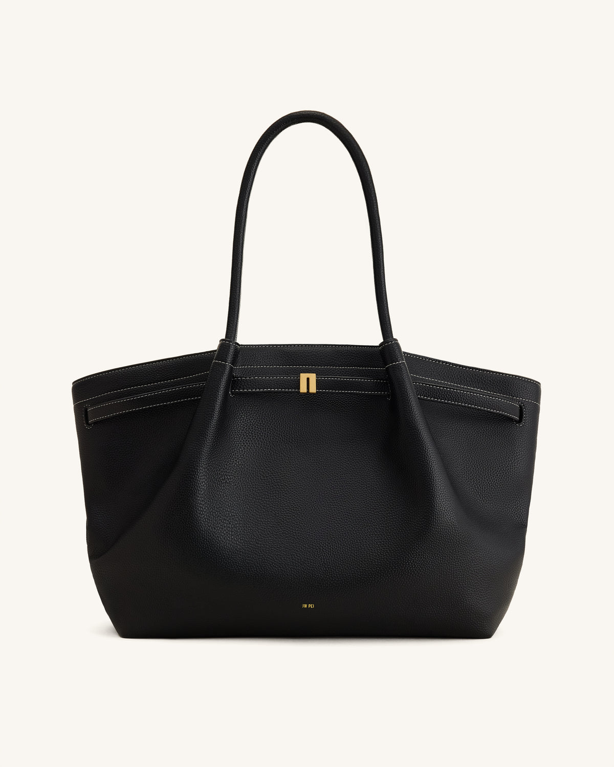 Hana Large Tote Bag - Black - view 2
