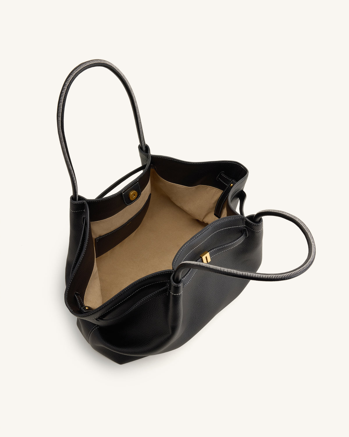 Hana Large Tote Bag - Black - view 4
