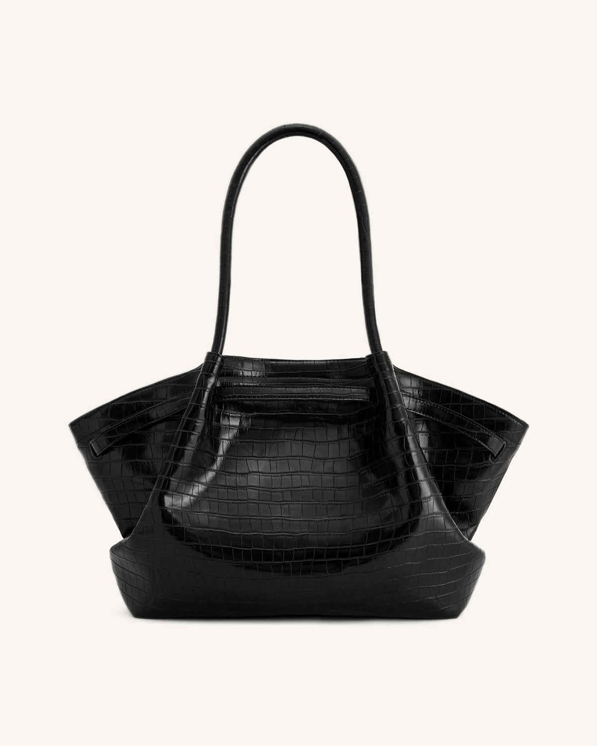 Hana Large Tote Bag - Black Croc - view 3