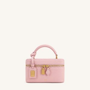 Cleo Box Shape Top Handle Bag - Pink - view 1