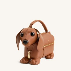 Emilia Dog-Shaped Bag - Brown - view 1