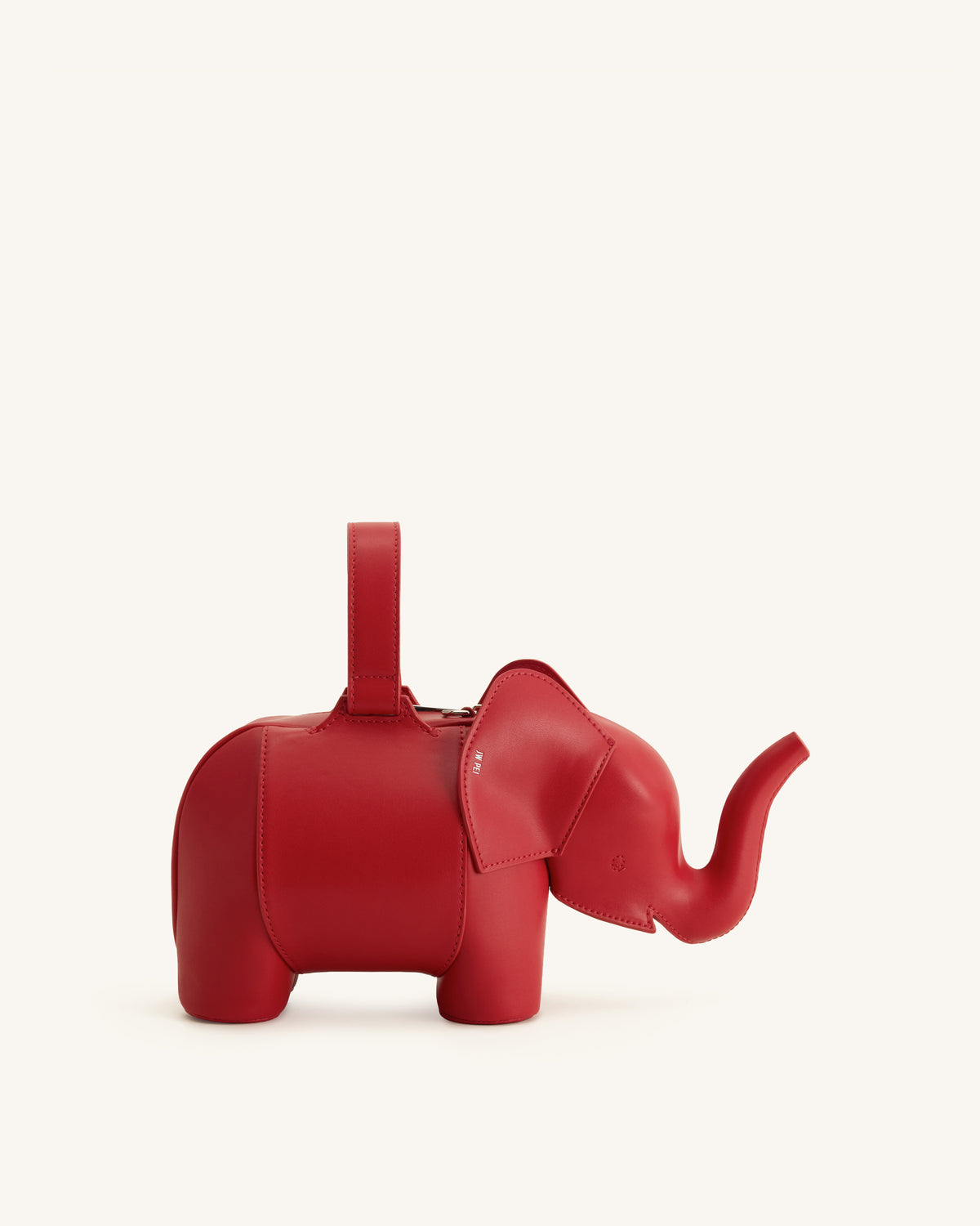 Claire Elephant Shaped Handbag - Red - view 1