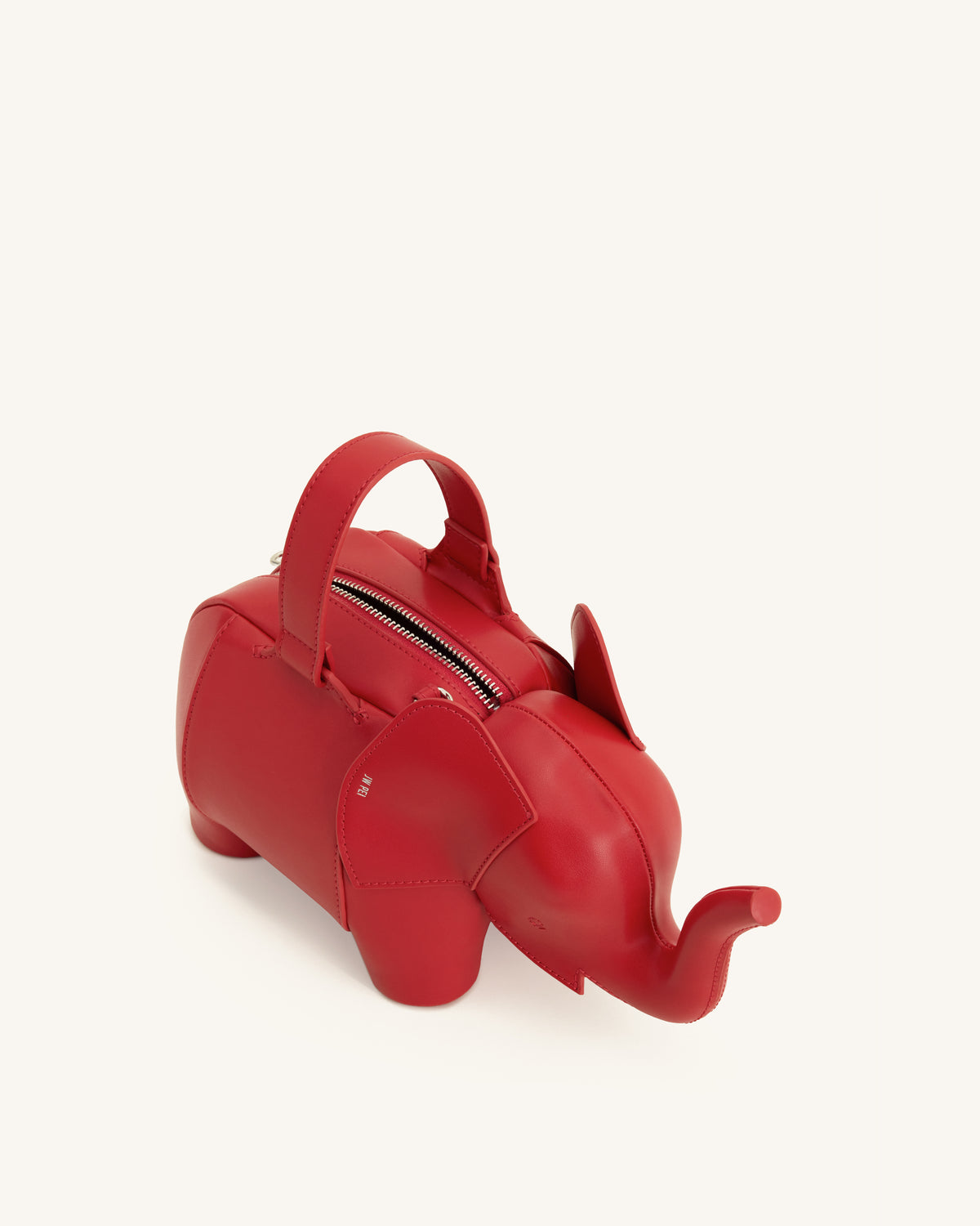 Claire Elephant Shaped Handbag - Red - view 4