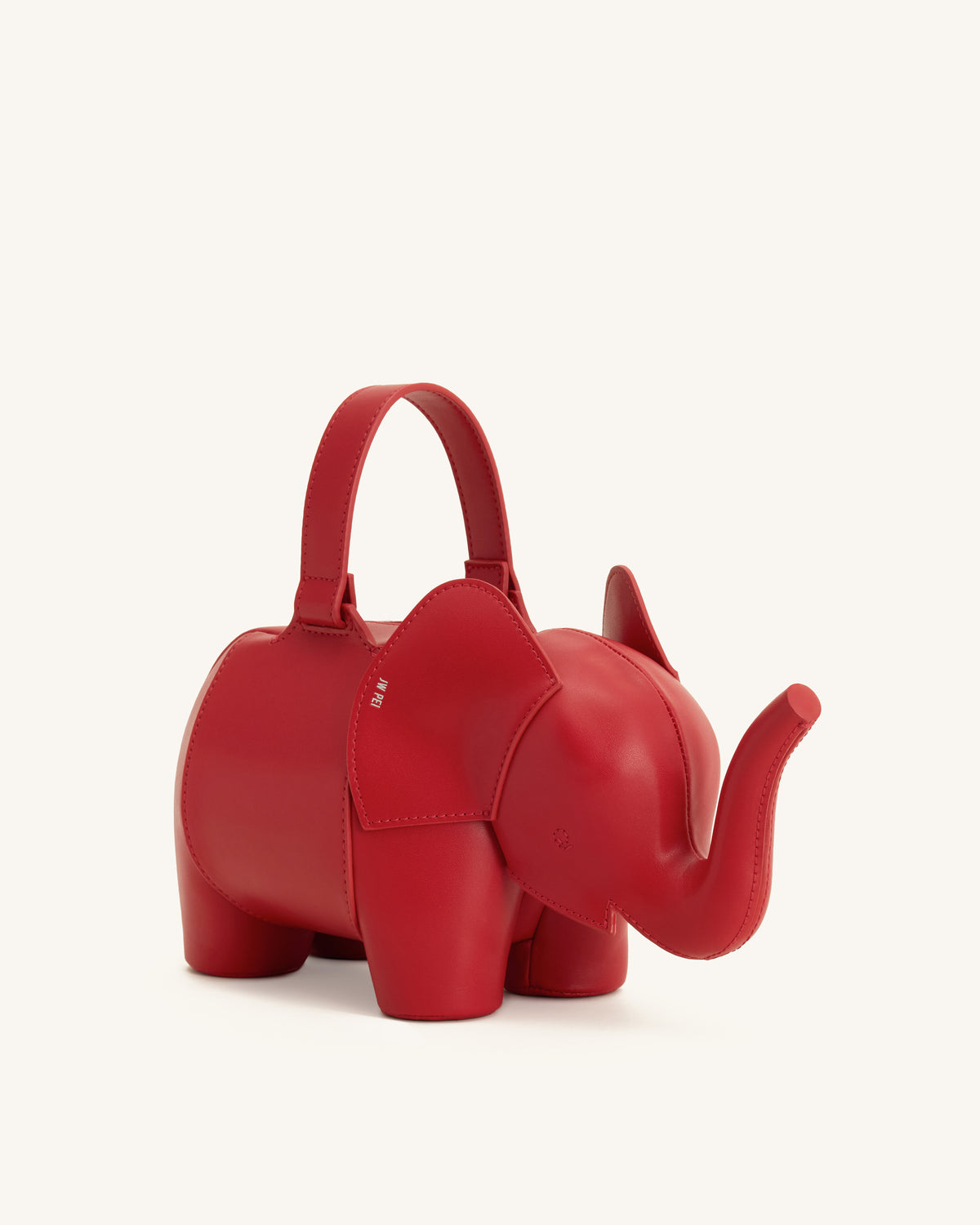 Claire Elephant Shaped Handbag - Red - view 3
