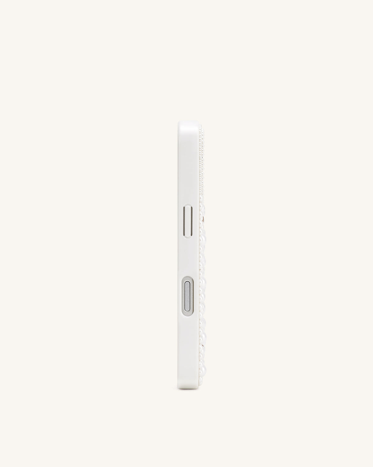 Pearl Embellished Phone Case - White - view 3