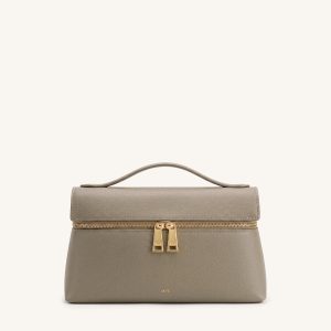 Thea Top Handle Bag - Mocha Grey Brown - view 1