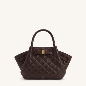 Hana Mini Tote Bag - Dark Chocolate Brown - view 1
