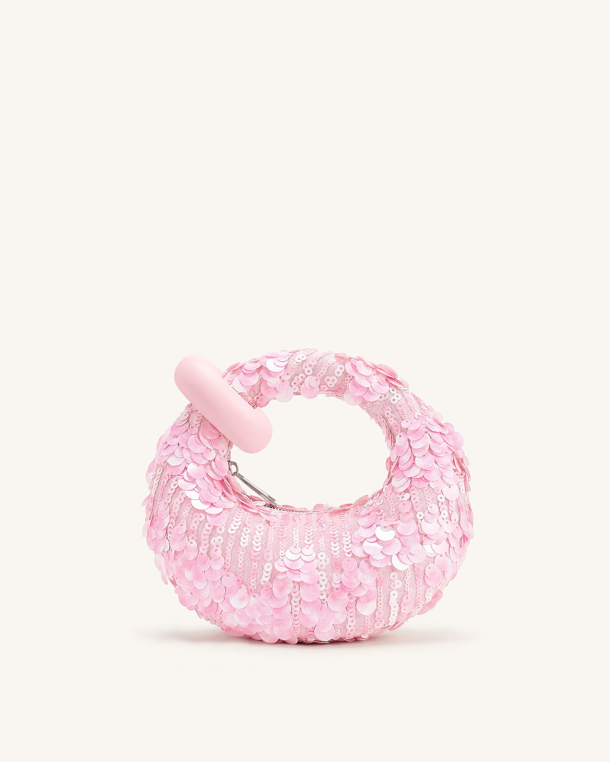 Abacus Sequin Mini Top Handle Bag - Pink - view 1