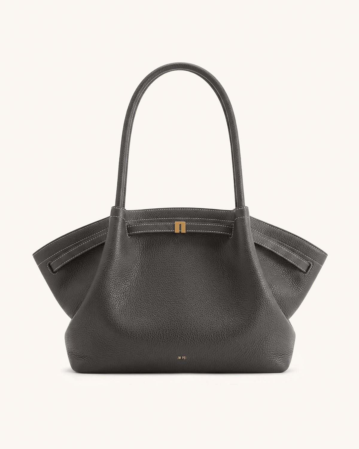 Hana Large Tote Bag - Dark Gray - view 1