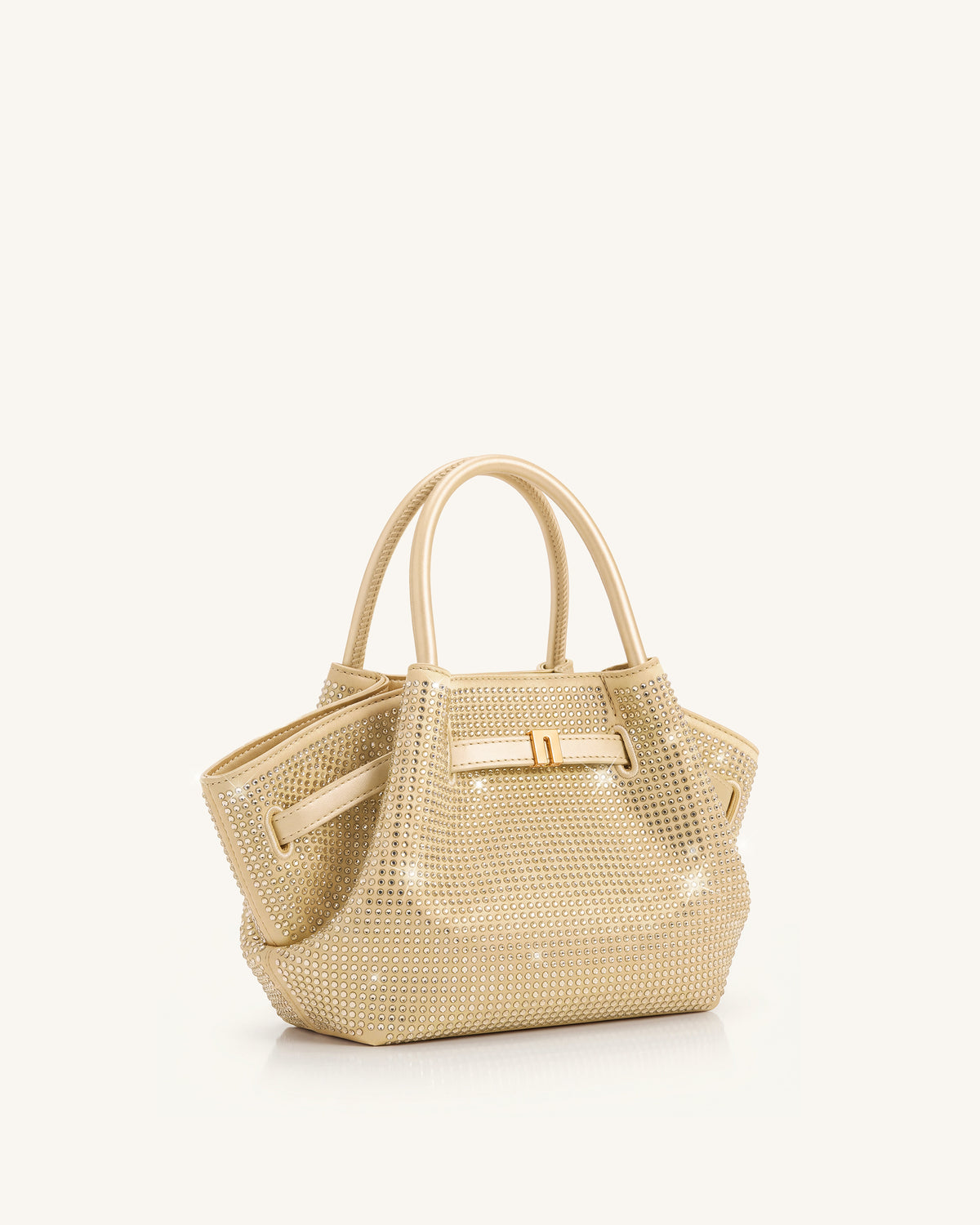 Hana Mini Artificial Crystal Tote Bag - Champagne - view 2