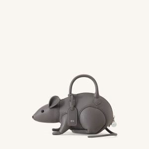 Mia Mouse Top Handle Bag - Gray - view 1