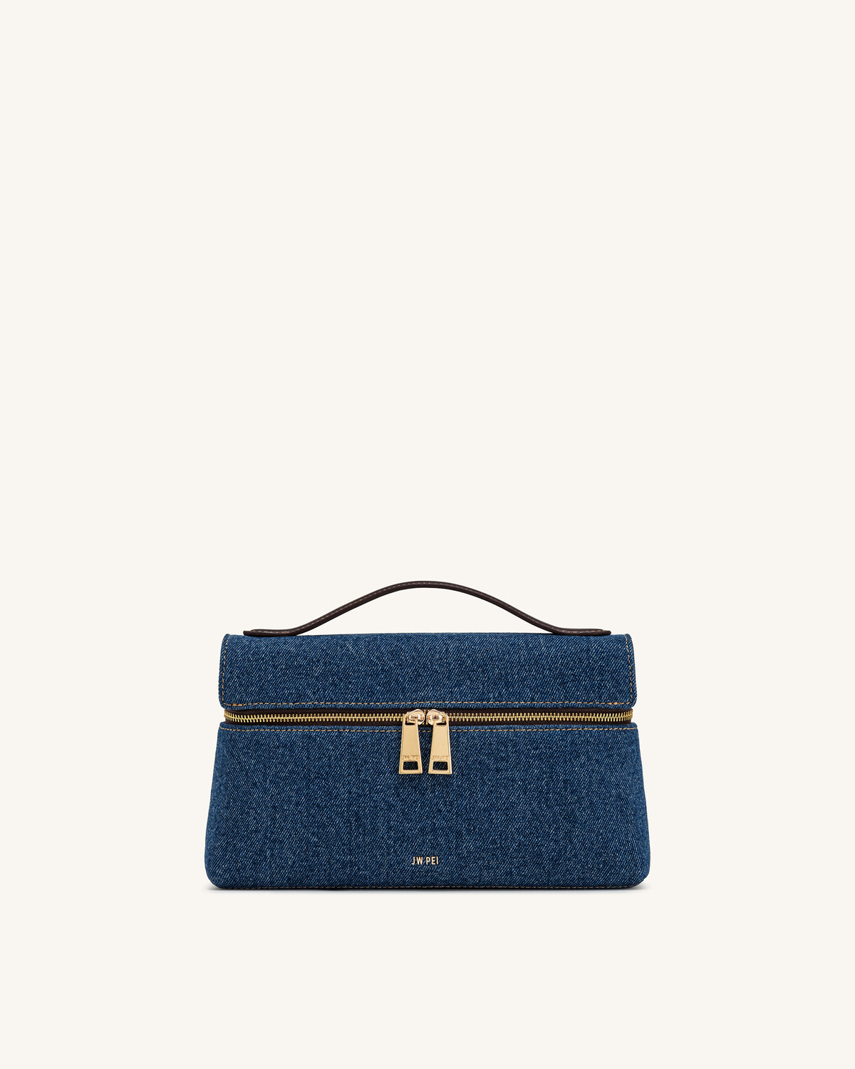 Thea Top Handle Bag - Blue Denim - view 1