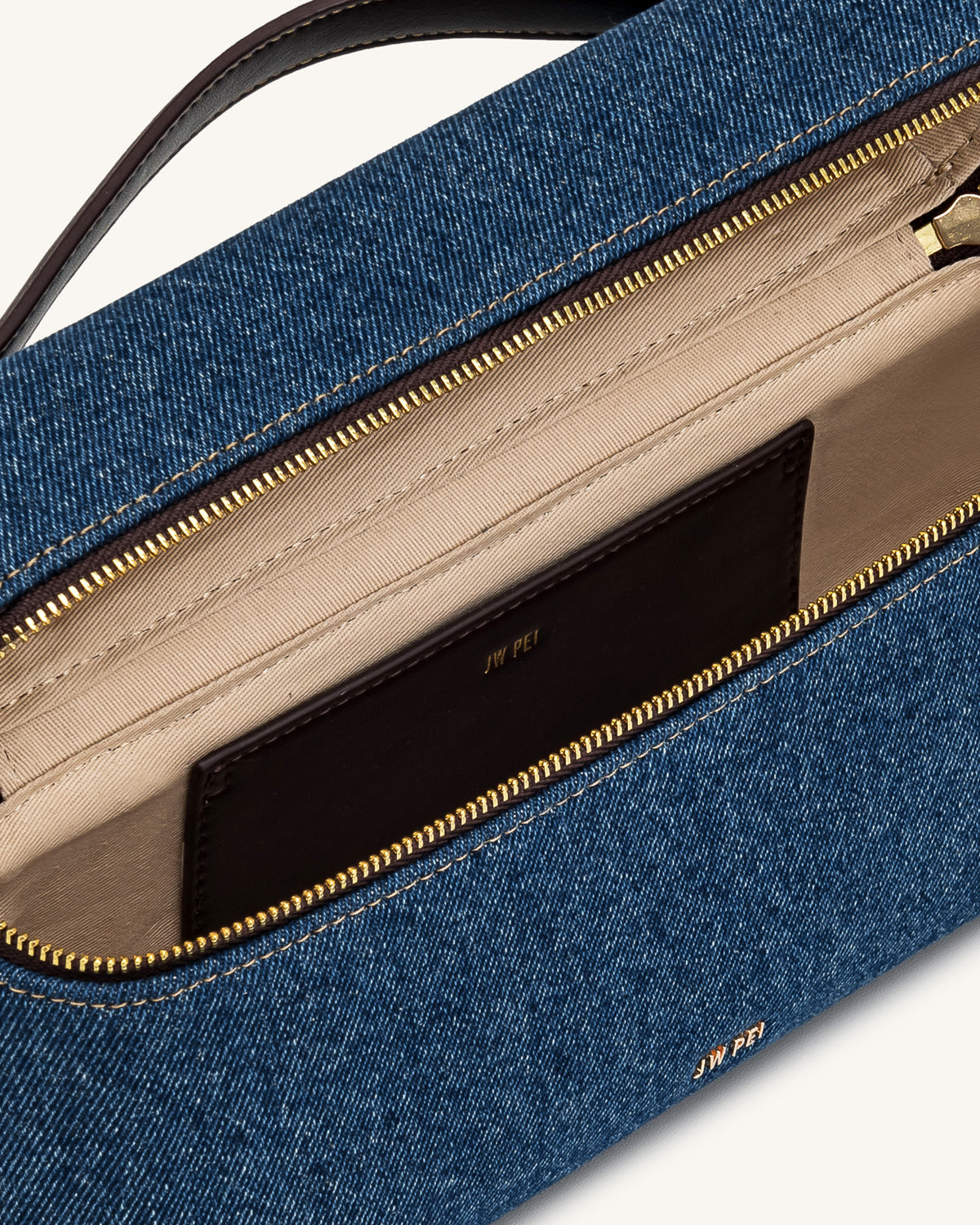 Thea Top Handle Bag - Blue Denim - view 4