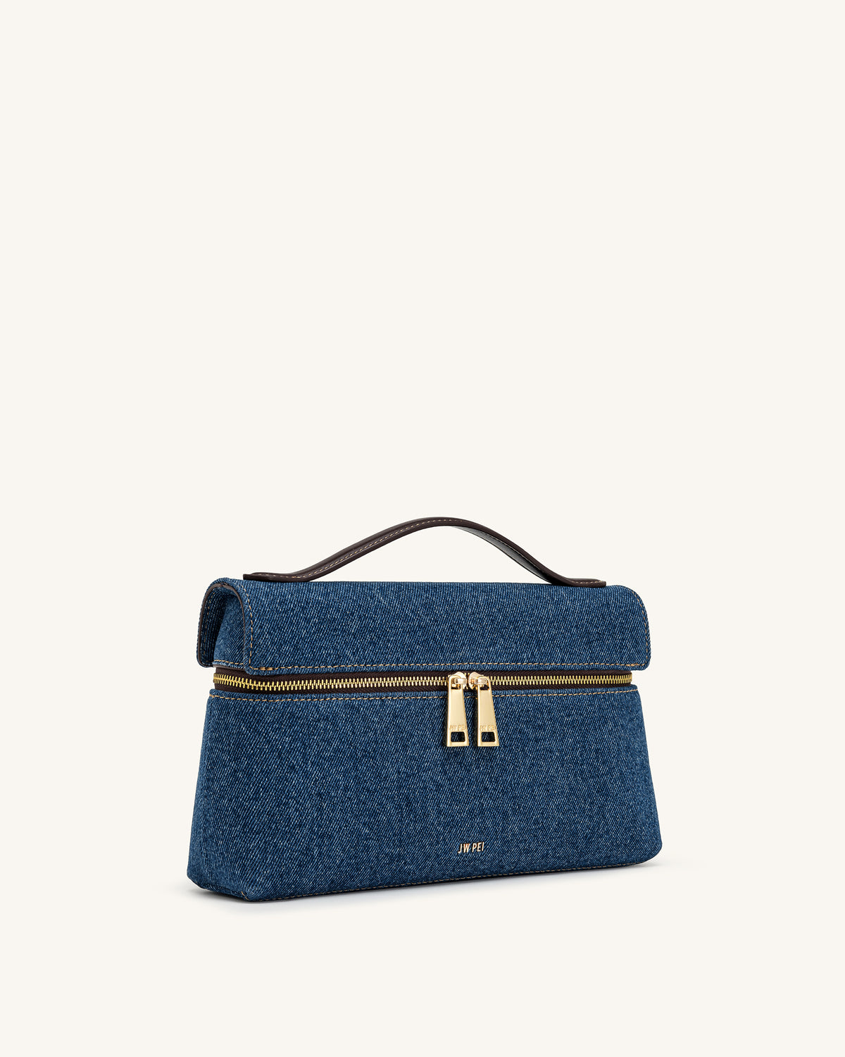 Thea Top Handle Bag - Blue Denim - view 2