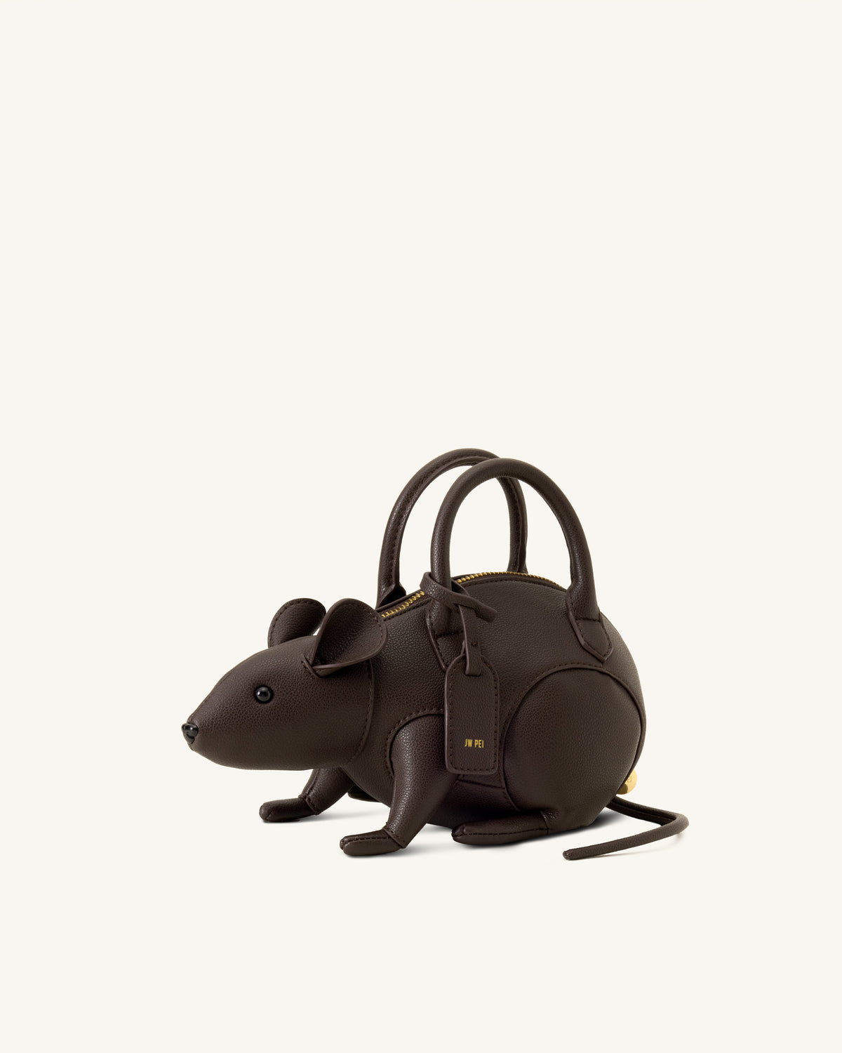 Mia Mouse Top Handle Bag - Dark Brown - view 2