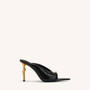 Noemi Pointed-Toe Mule Heels - Black - view 1