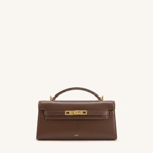 Noor Top Handle Bag - Amber Brown - view 1