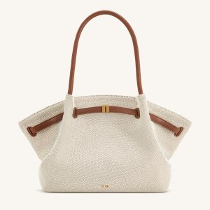 Hana Large Tote Bag - Brown Canvas - view 1
