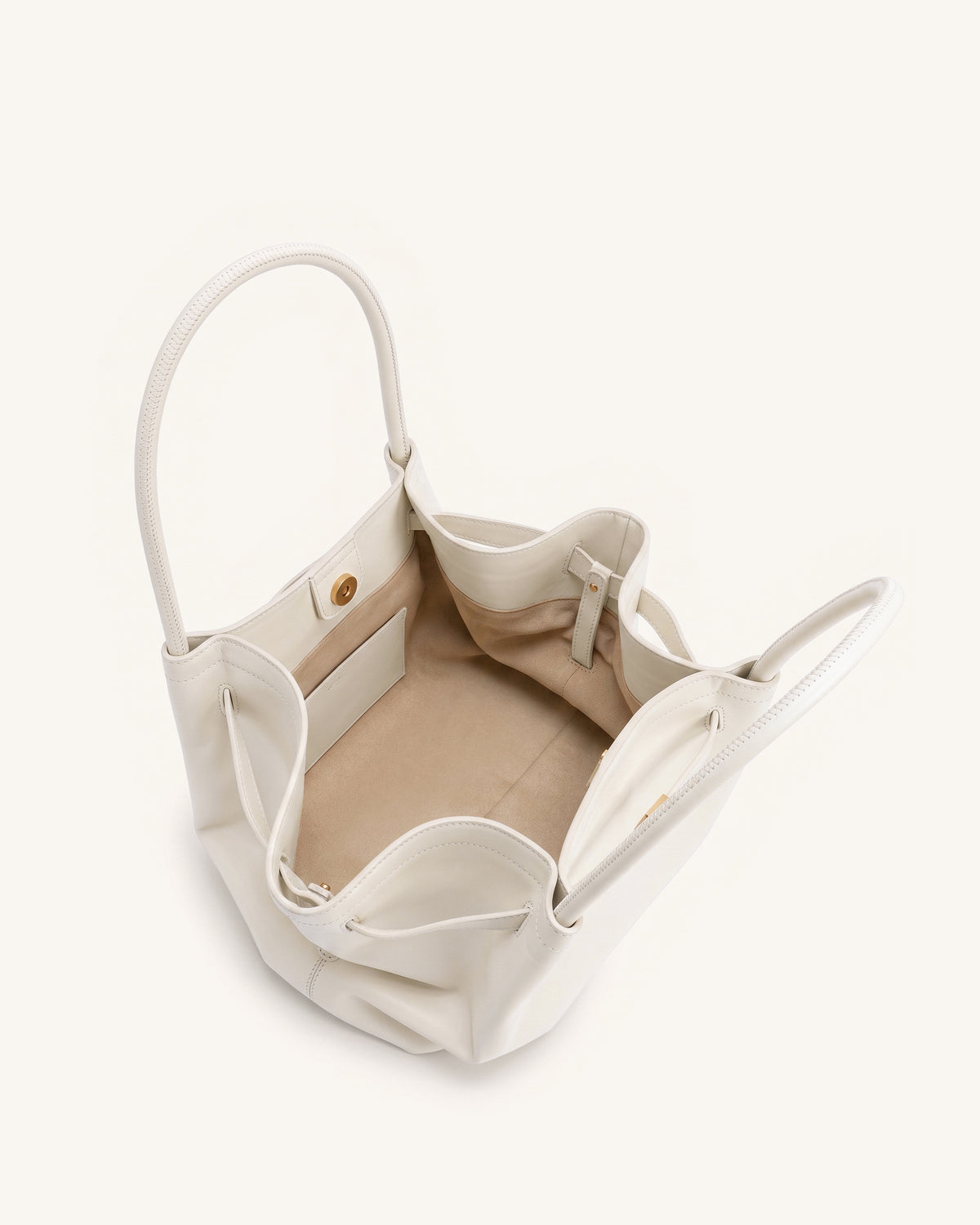 Hana Medium Tote Bag - Off White - view 4