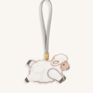 Little Sheep Bag Charm - White - view 1