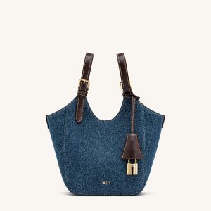 Ines Tote Bag - Blue Denim - view 1