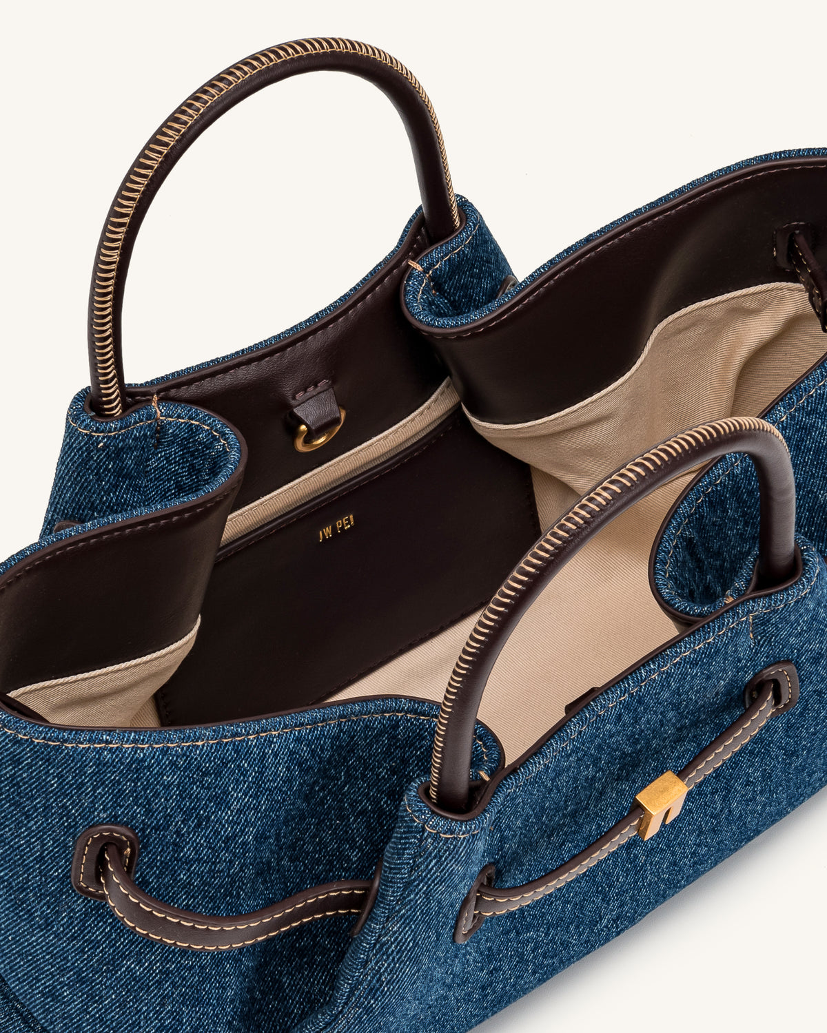 Maeve Tote Bag - Blue Denim - view 5