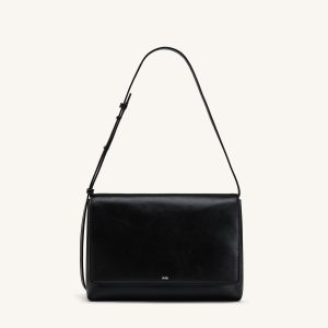Isolde Flap Shoulder Bag - Black - view 1