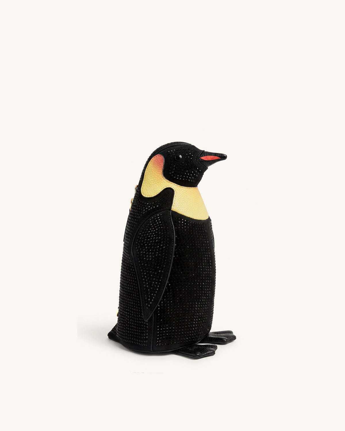 Pia Penguin Artificial Crystal Crossbody Bag - Black - view 2