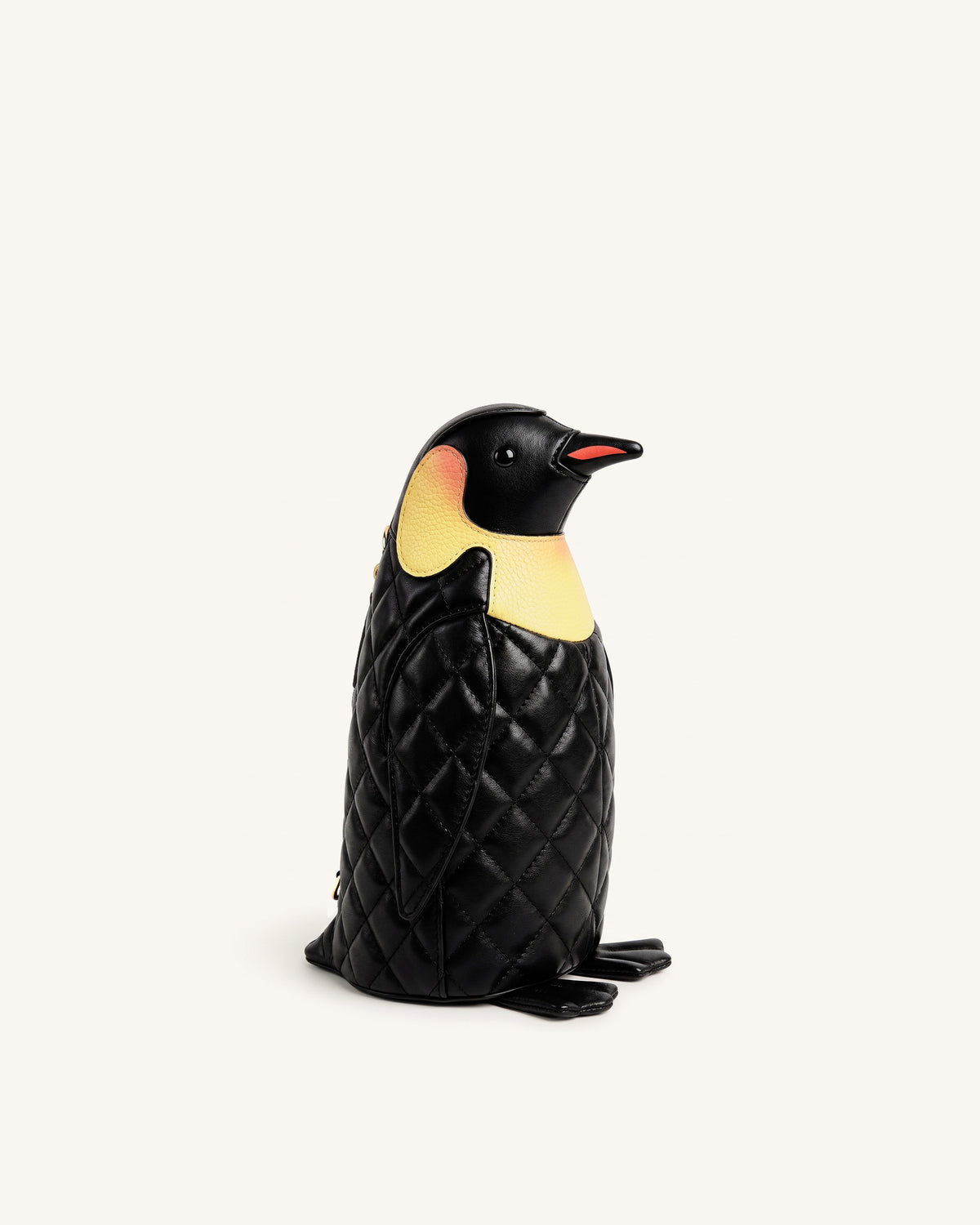 Pia Penguin Quilting Crossbody Bag - Black - view 2