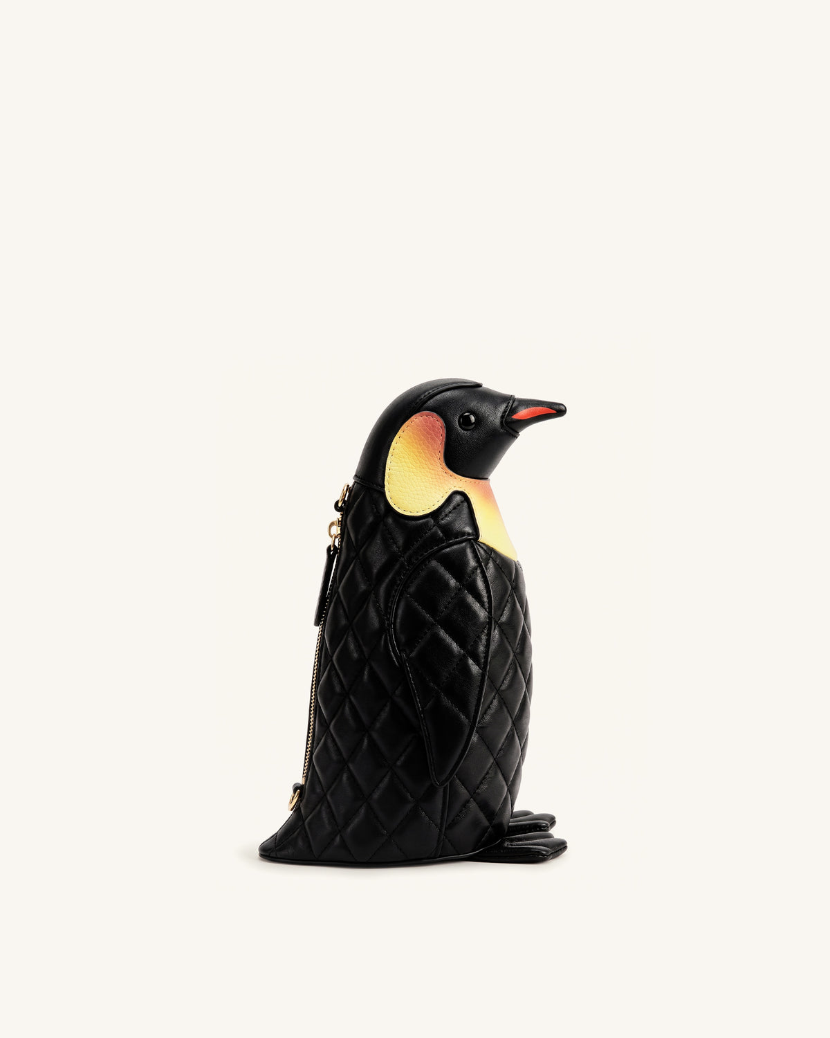 Pia Penguin Quilting Crossbody Bag - Black - view 1