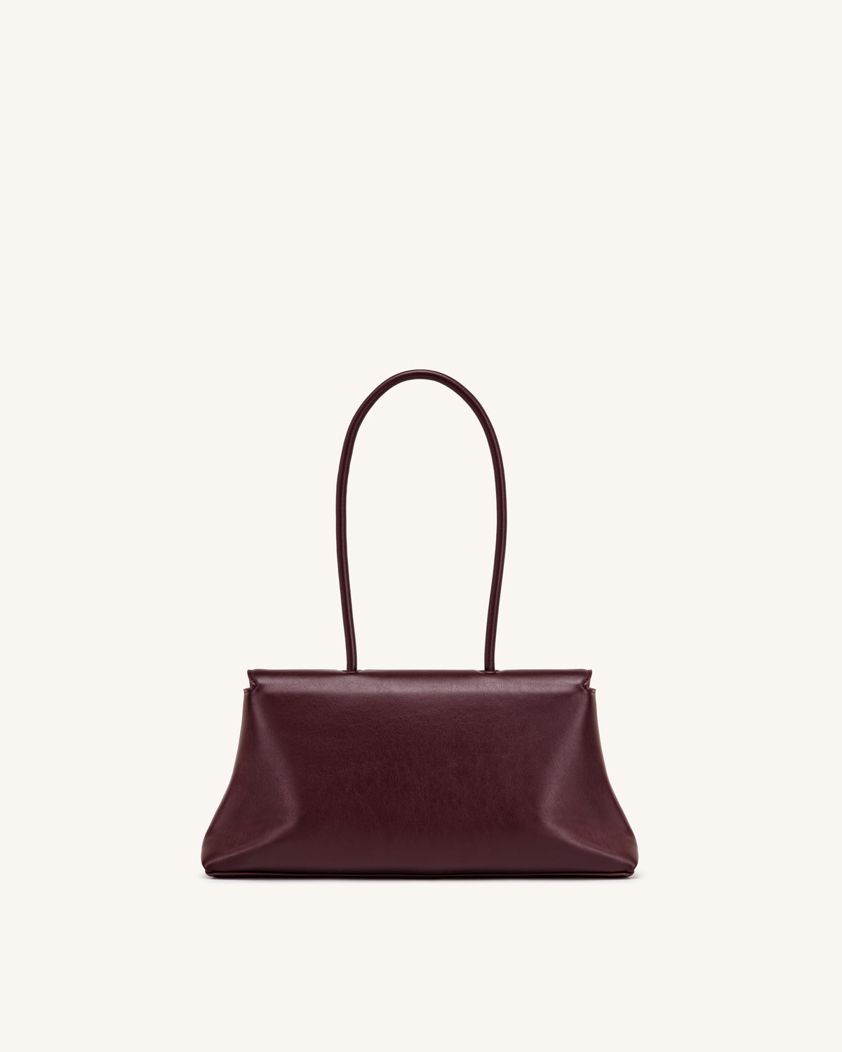 Selene Lock Flap Shoulder Bag - Burgundy - view 3