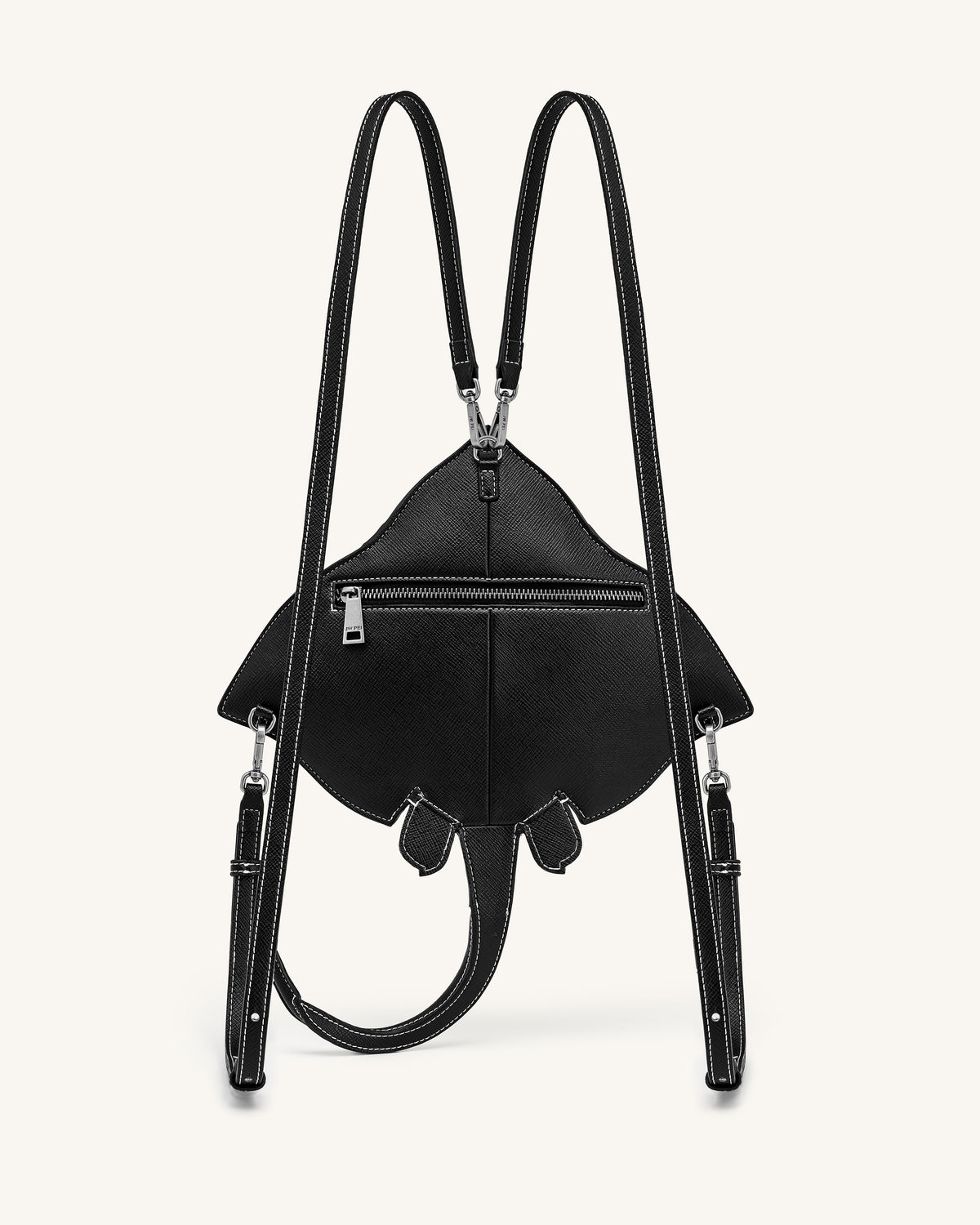 Odelle Manta Ray Crossbody Bag - Black - view 2