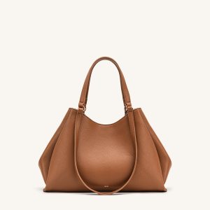 Virelia Double Handle Tote Bag - Cognac - view 1