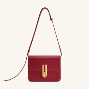 Evania Lock Shoulder Bag - Red - view 1