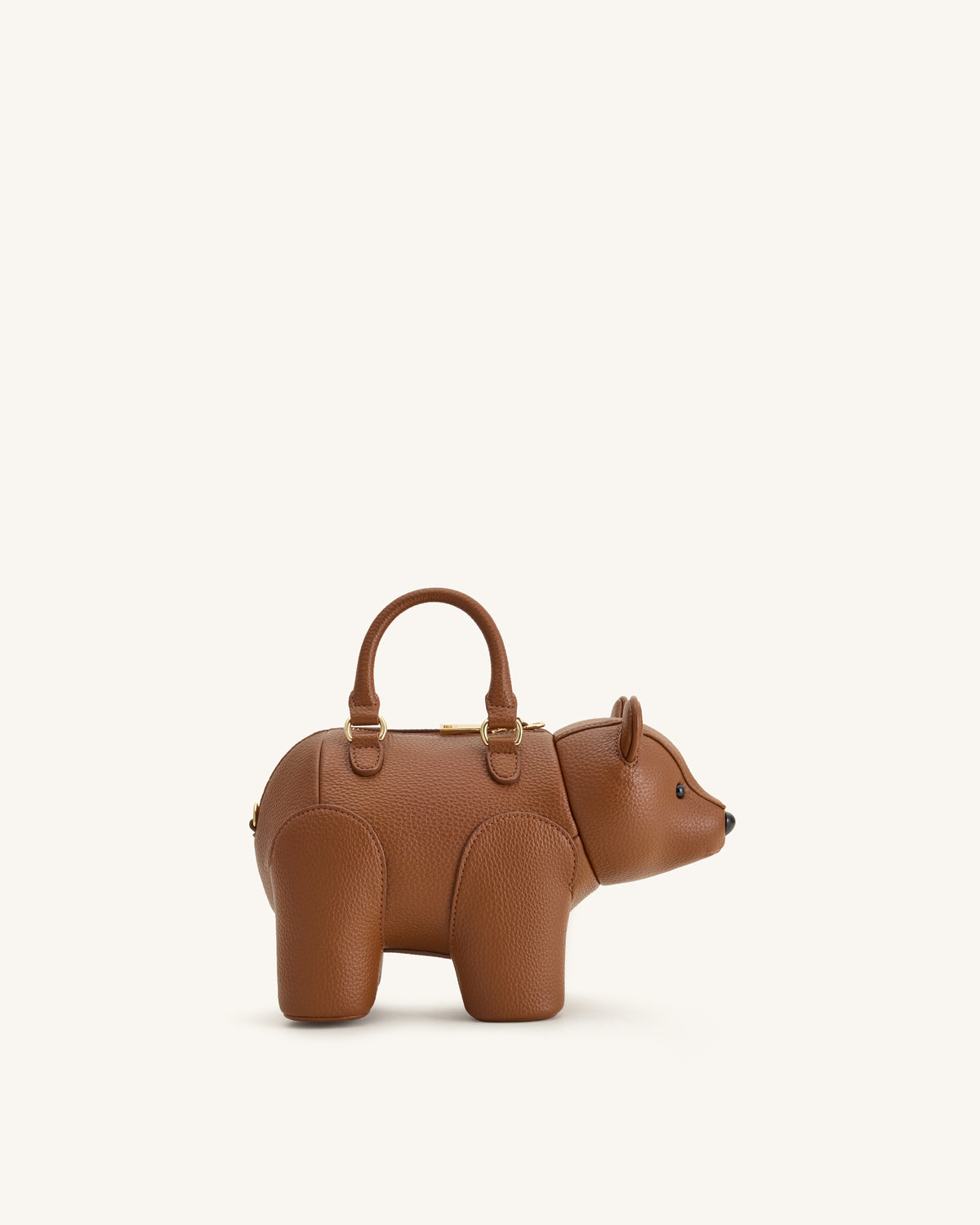 Bernie Bear Top Handle Bag - Brown - view 3