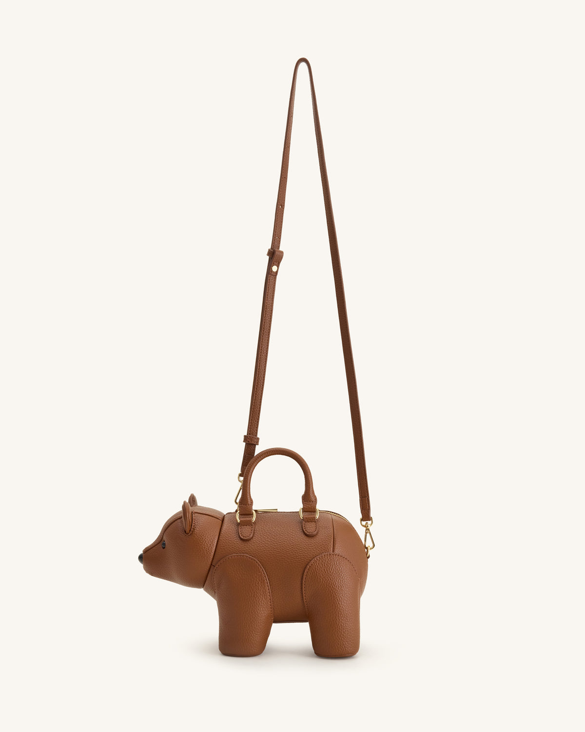 Bernie Bear Top Handle Bag - Brown - view 2