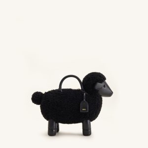 Luna Sheep Top Handle Bag - Black - view 1
