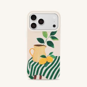 Lemon Pitcher Art Phone Case - Green - view 1