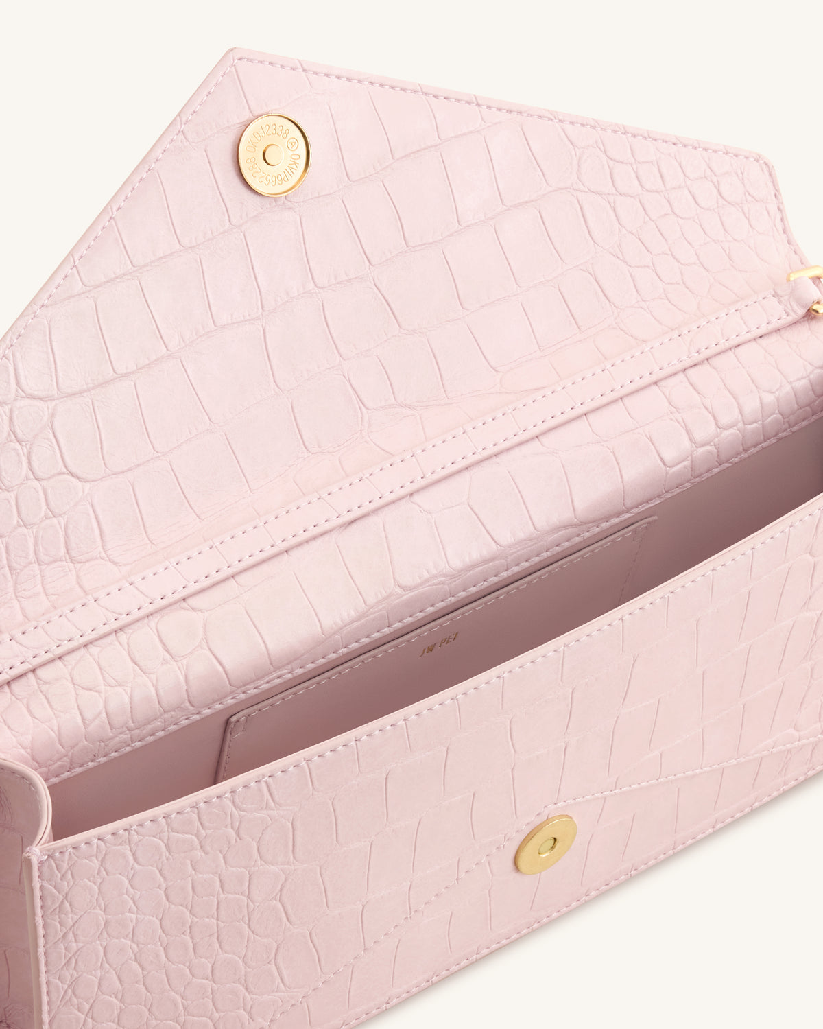 Celeste Envelope Top Handle Bag - Pink Croc - view 4