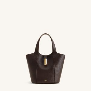 Bella Bucket Bag - Dark Brown - view 1
