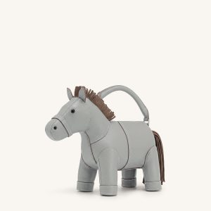 Harper Horse Top Handle Bag - Grey - view 1