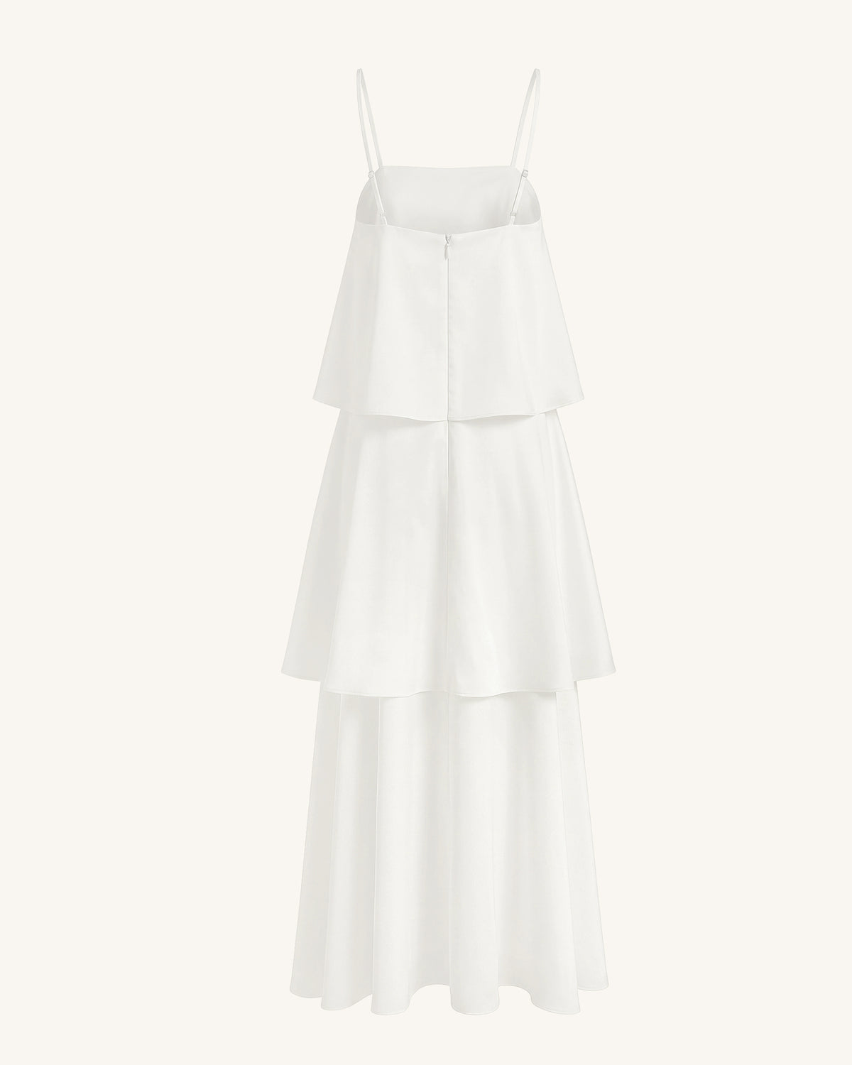 Orchid Embroidered Tiered Maxi Dress - White - view 4