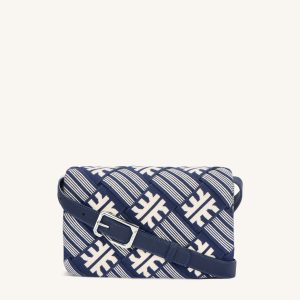 FEI Maze Jacquard Knit Cossbody Bag - Navy - view 1