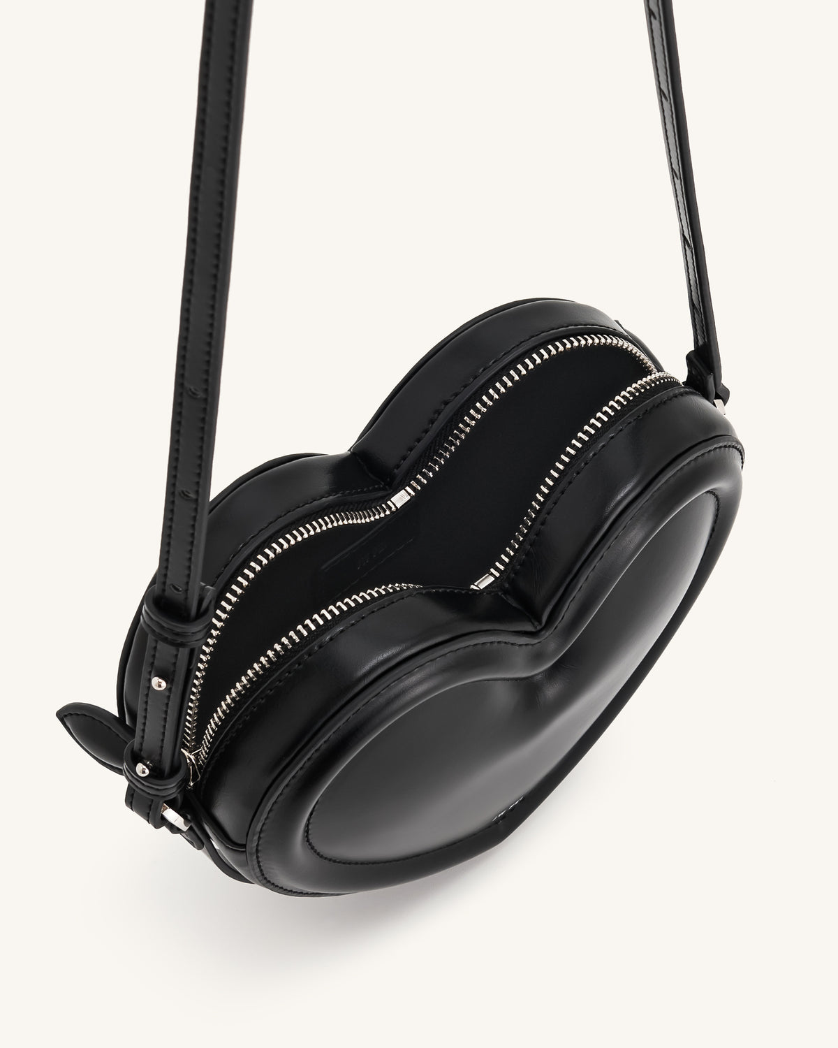 Arlene Heart Shaped Bag - Black - view 4